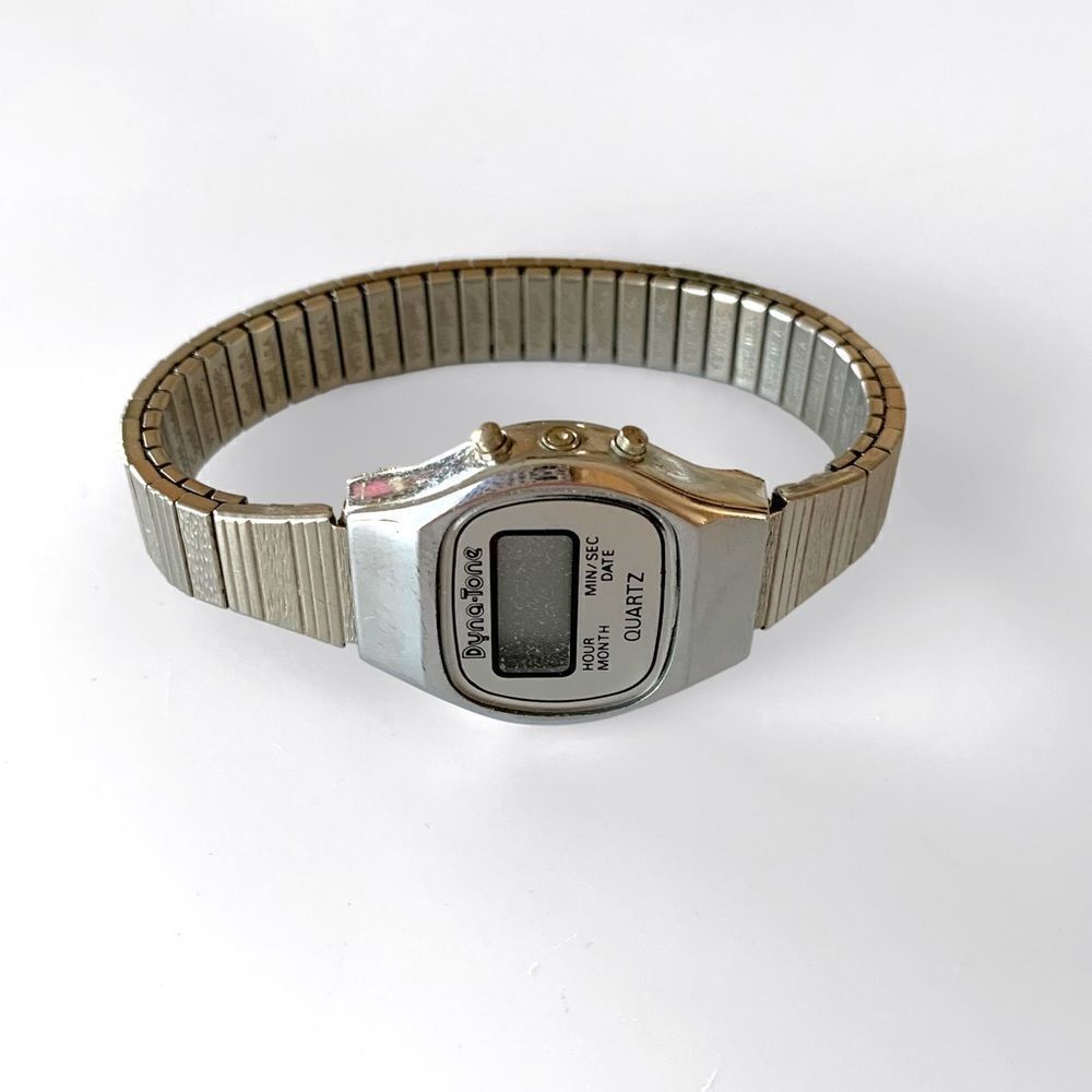 Vintage Dyna Tone Quartz Digital Watch